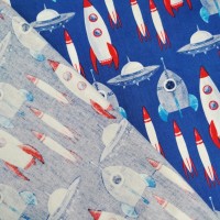 100% Cotton - Into The Galaxy - Rockets