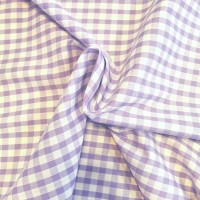 1/4'' Polycotton Gingham LILAC