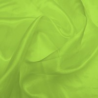 Plain Dyed Organza Lime Green