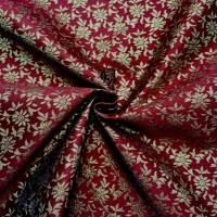 Indian Brocade Design 2 - Maroon