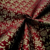 Indian Brocade Design 2 - Maroon