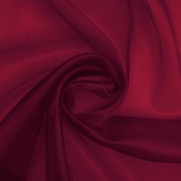 Plain Dyed Organza Maroon