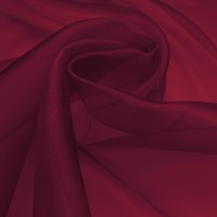 Plain Dyed Organza Maroon