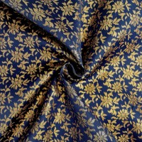 Indian Brocade Design 2 - Navy