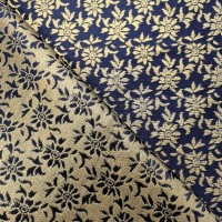 Indian Brocade Design 2 - Navy