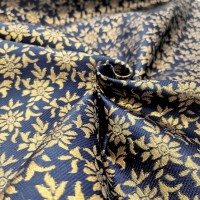 Indian Brocade Design 2 - Navy