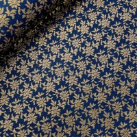 Indian Brocade Design 2 - Navy