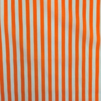 Polycotton Stripes ORANGE