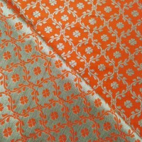 Indian Brocade Design 1 - Orange