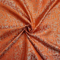 Indian Brocade Design 3 - Orange