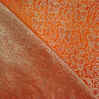 Indian Brocade Design 3 - Orange