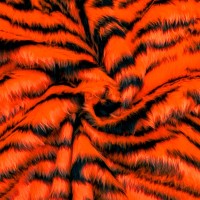 Novelty Fur Orange Tiger Fur