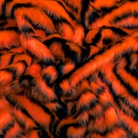 Novelty Fur Orange Tiger Fur