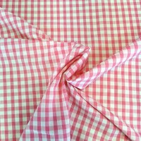 1/4 ''  Polycotton Gingham BABY PINK