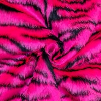 Novelty Fur Pink Tiger Fur