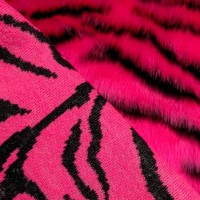 Novelty Fur Pink Tiger Fur