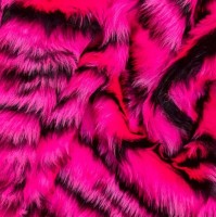 Novelty Fur Pink Tiger Fur