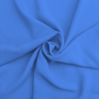 Plain 100% Viscose Cornflower Blue