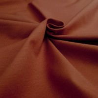 Premium Cotton Jersey - Dark Rust