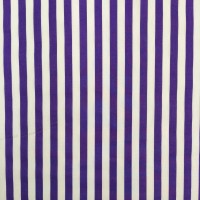 Polycotton Stripes Purple