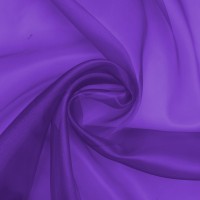 Plain Dyed Organza Purple