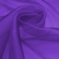 Plain Dyed Organza Purple