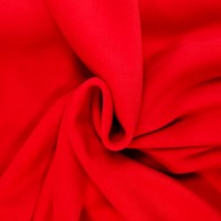 Plain Fleece Fabric RED