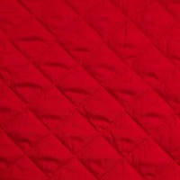 Quilted Polycotton RED