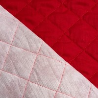 Quilted Polycotton RED