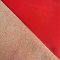 Plain Leatherette RED