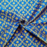 Indian Brocade Design 1 - Royal Blue