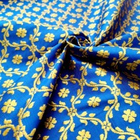 Indian Brocade Design 1 - Royal Blue