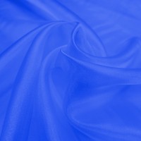 Plain Dyed Organza Royal Blue