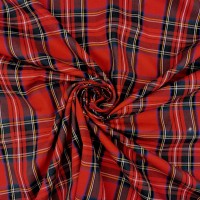 Tartan Polycotton - ROYAL STEWART