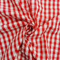 Seersucker Gingham - RED