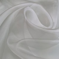 Plain Dyed Organza Silver