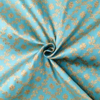 Indian Brocade Design 1 - Sky Blue