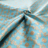 Indian Brocade Design 1 - Sky Blue