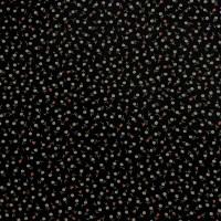 Cotton Sateen - Ditsy Floral Black (PETER HORTON)