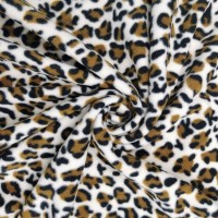 Antipill Fleece - Snow Leopard