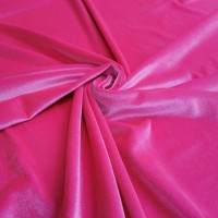 Stretch Velvet - FLUORESCENT PINK