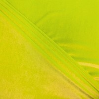 Stretch Velvet - FLUORESCENT YELLOW