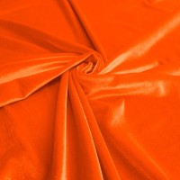 Stretch Velvet - ORANGE