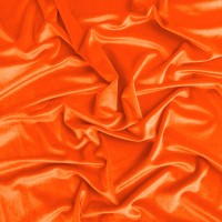 Stretch Velvet - ORANGE