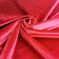 Stretch Velvet - RED