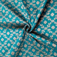 Indian Brocade Design 1 - Teal