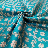 Indian Brocade Design 1 - Teal