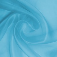 Plain Dyed Organza Turquoise