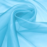 Plain Dyed Organza Turquoise