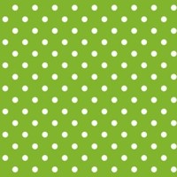 Table Vinyl  - Bright Green Polkadot